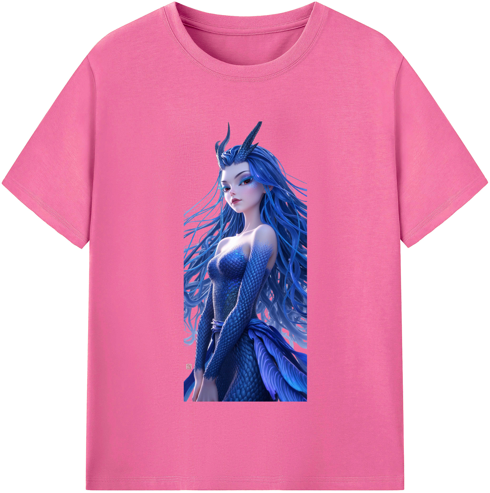 （画像用） Ne Zha 2 ナタ 魔童の大暴れ レディースカジュアルプリントTシャツ（綿100％）
